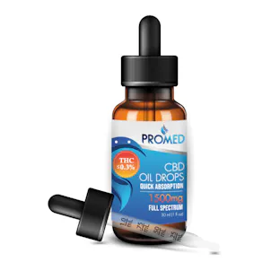Photo of FULL SPECTRUM CBD OIL DROPS 1500mg