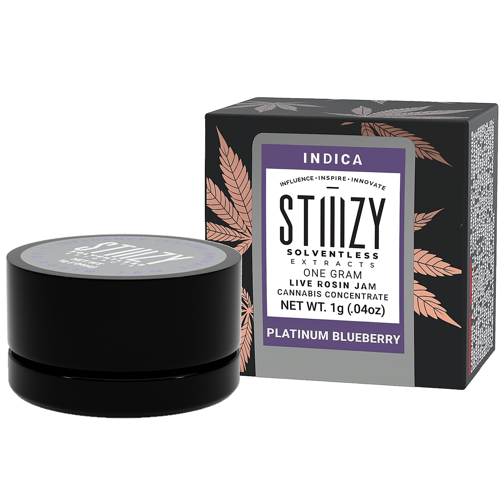 STIIIZY: PLATINUM BLUEBERRY - LIVE ROSIN JAM 1G | Leafly