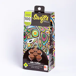 Photo of Milk Chocolate Truffles (Sativa) 100mg 10-pack