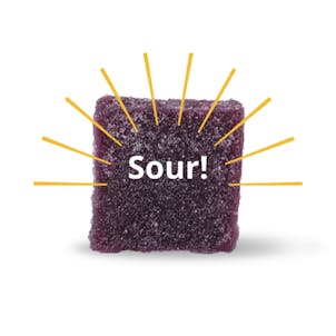 Photo of Jellies Fresh Picked Fruit CBD & CBG : Sour Wild Maine Blueberry