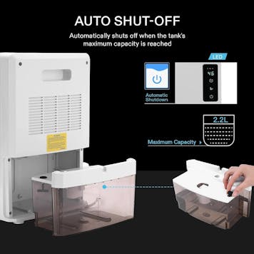 Photo of VIVOSUN Electric Mini Dehumidifier with 2200ml Tank