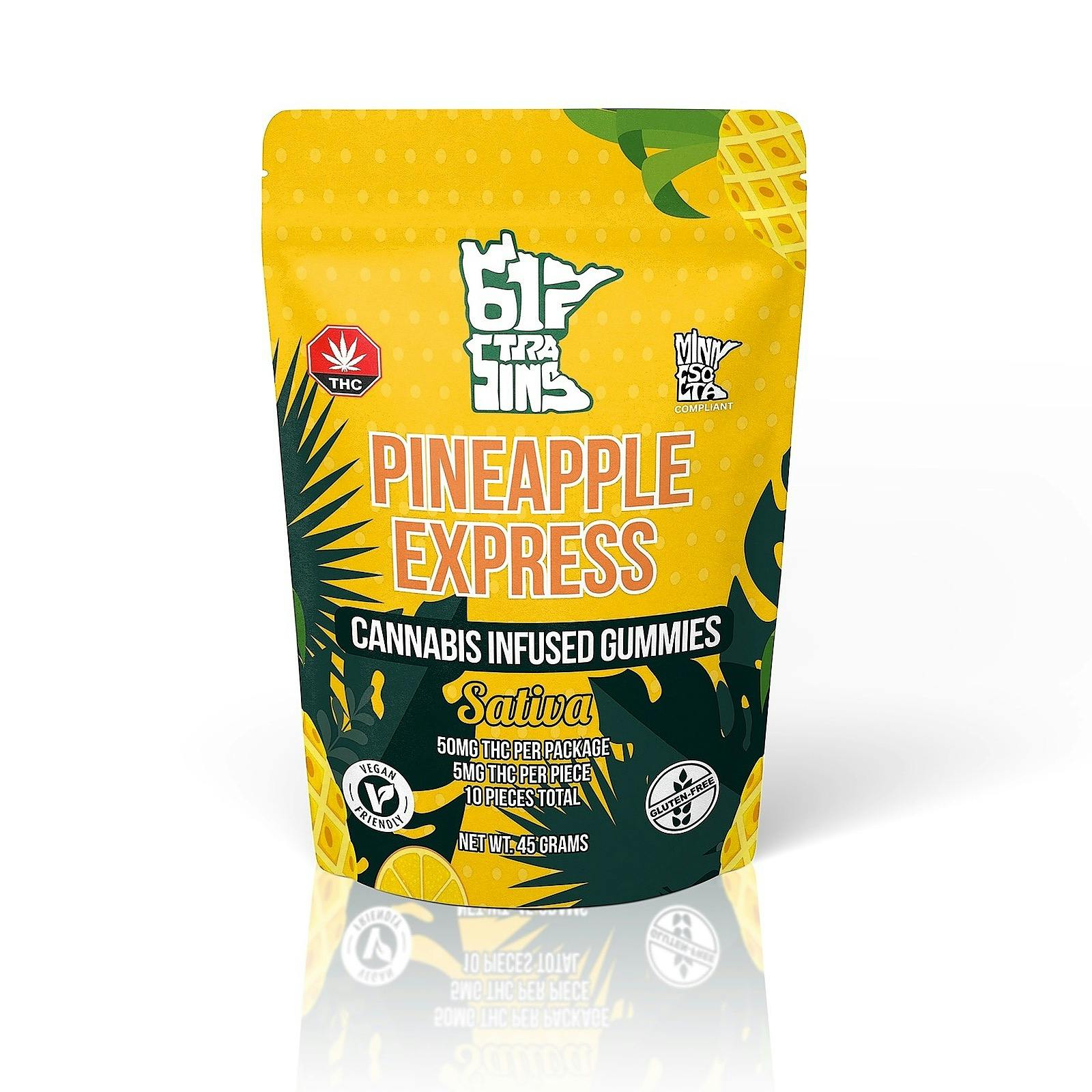Simply Crafted Pineapple Express THCInfused Sativa Gummies Leafly