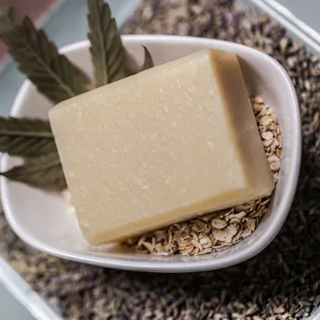 Photo of CBD Salvation - Botanically Infused Soap - Colloidal Oatmeal + Lavender
