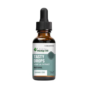 Photo of Tasty Drops Hemp Oil Tincture (1oz, 500mg CBD)