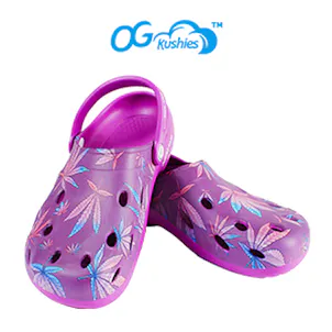 Photo of OG Kushies Unisex Clogs Shoes Slippers Sandals in Purple Haze