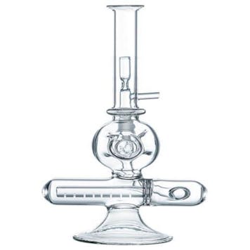 Photo of 8" Inline Perc to Donut Perc Bong