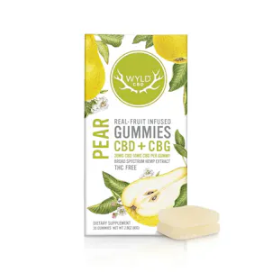 Photo of Pear CBD:CBG Gummies | 400mg:200mg | 20-pack
