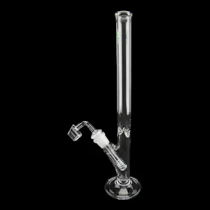 Photo of 14'' Skinny Straight Tube Water Pipe, Dab Rig Combo - Made in California