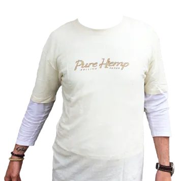 Photo of Pure Hemp Branded Satori T-Shirt 55% Hemp 45% Organic Cotton