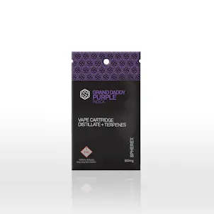 Photo of GRAND DADDY PURPLE 500 mg Vape Cartridge