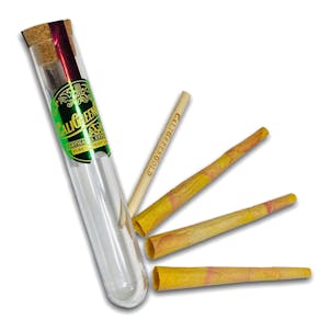 Photo of 3 Tropical Handmade Organic Rose Petal Rolling Cones | 109mm