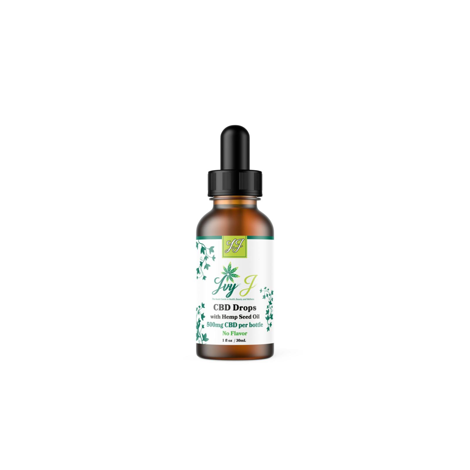 Ivy J: Ivy J CBD Tincture Drops (With Hempseed Oil) 1000mg | Leafly