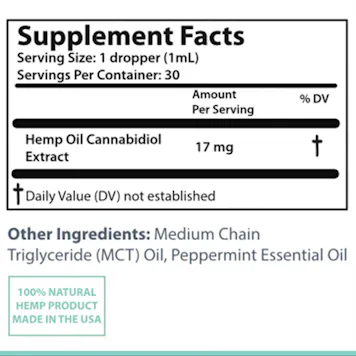 Photo of 500mg 99% Pure Premium CBD Oil (Pharma Grade Quality, Organic, 0% THC), Refreshing Peppermint Flavor
