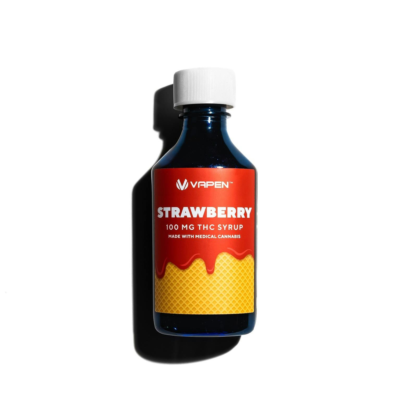 Vapen Strawberry THC Syrup 100mg Leafly