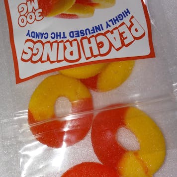 Photo of Peach Rings 300mg THC