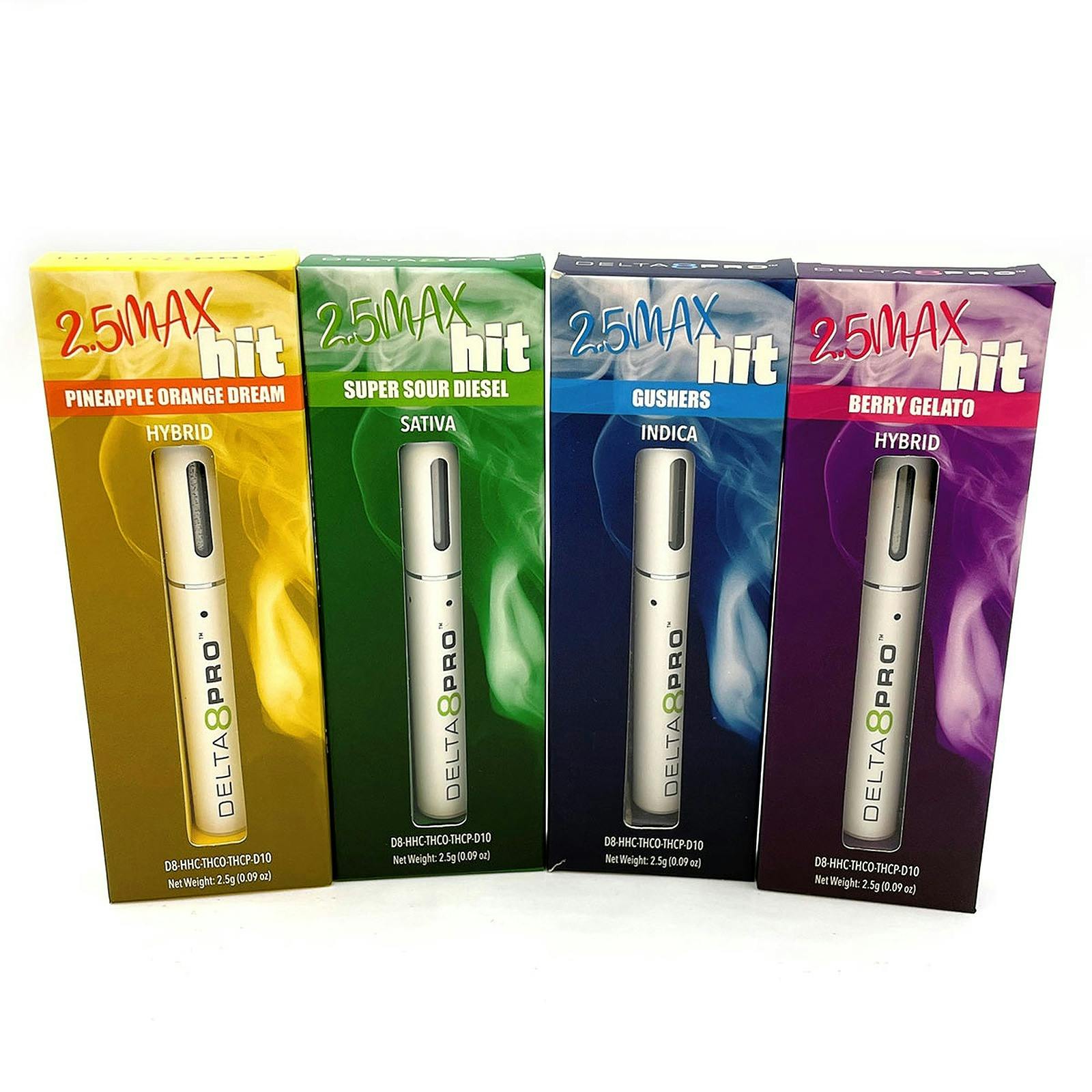 Delta 8 Pro 2.5mL Max Hit Disposable Vape Delta 8 THC/HHC/Delta 8 THCO/THCP/Delta 10 THC 4