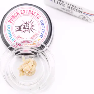 Photo of Bubblegum Papaya Tier 3 Live Rosin Badder (1g)