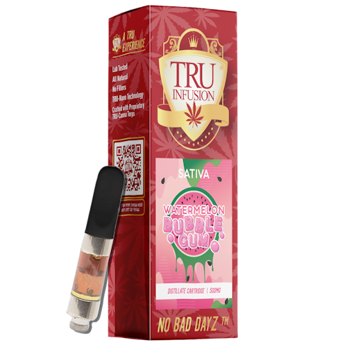 TRU Infusion Watermelon Bubble Gum Cartridge 0.5g Leafly