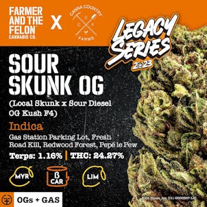 Photo of Farmer and the Felon | Flower Sour Skunk OG 1/8oz