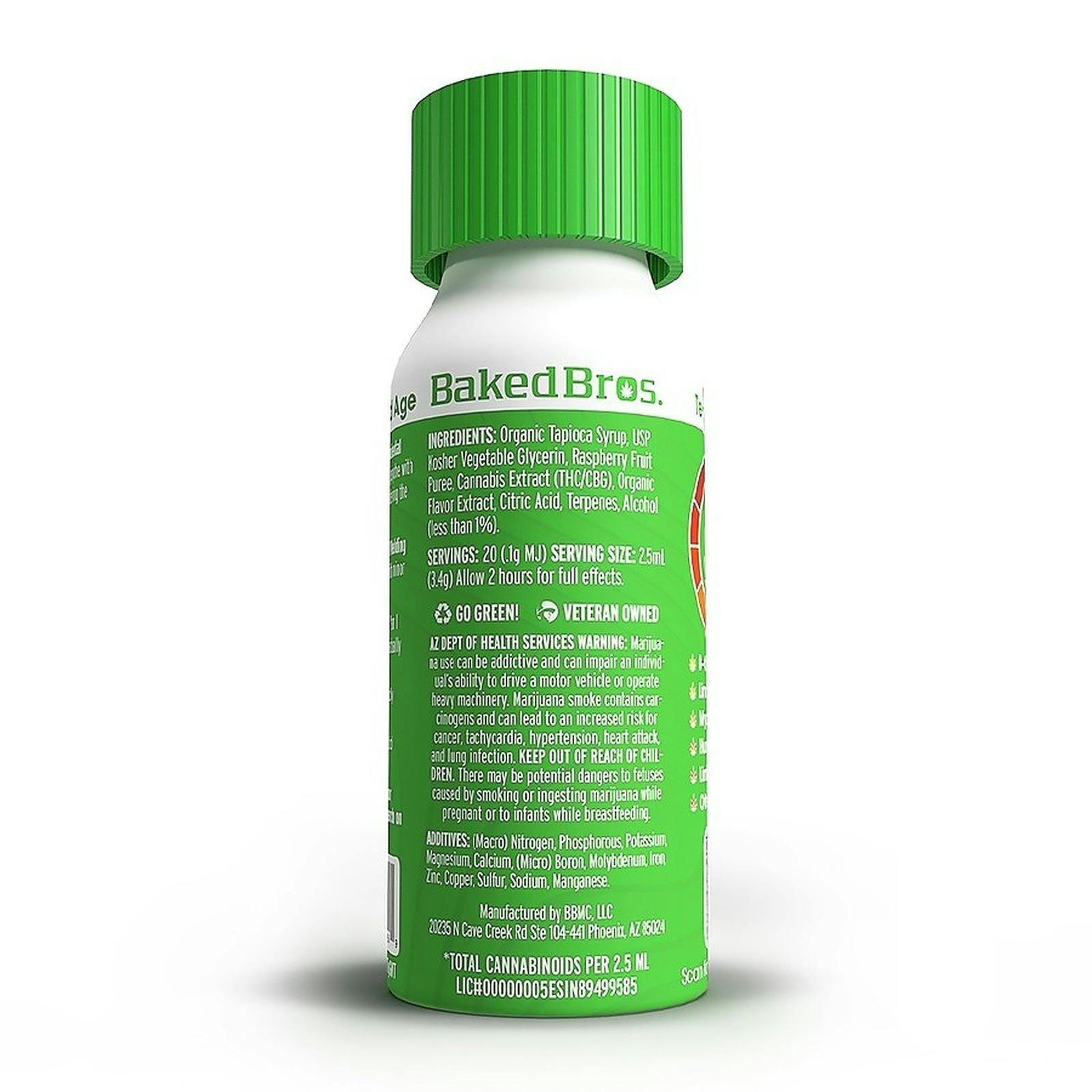 Baked Bros™ Baked Bros Stoney 100mgTHC 100mgCBG Raspberry Smash