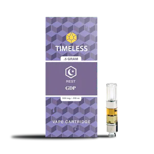 Photo of Timeless GDP 500mg Vape Cartridge (Rest)