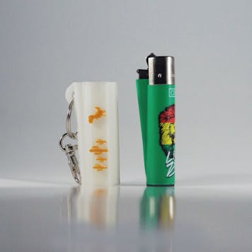 Photo of Terrapin "T-Rex Cactus" Lighter Case +Keychain, Glow-in-the-Dark *Customizable