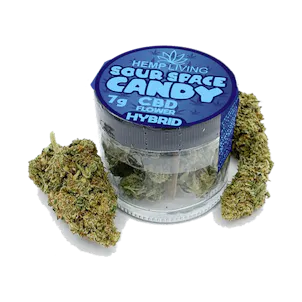 Photo of Hemp Living - CBD Flower 7g Jar - Sour Space Candy