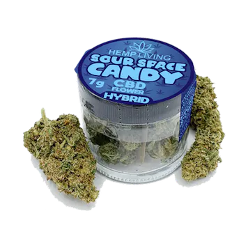 Photo of Hemp Living - CBD Flower 7g Jar - Sour Space Candy