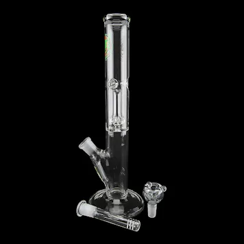 Photo of 12.5" Single Showerhead Perc Straight Tube Water Pipe - Made in California