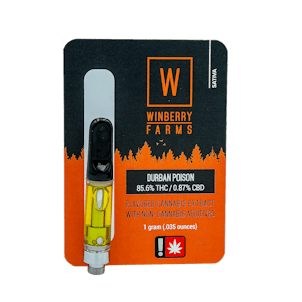 Photo of Durban Poison Distillate Cartridge 1g