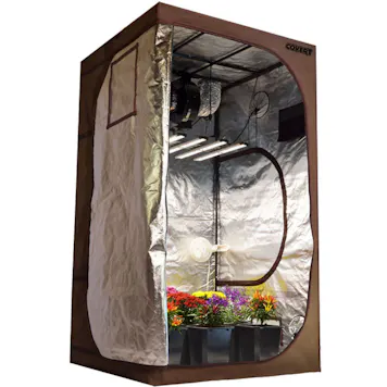 Photo of Hydrobuilder Covert 4' x 4' 250 Watt LED-X Grow Tent Kit