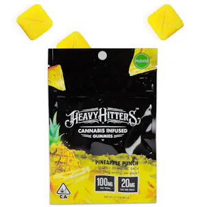 Photo of Pineapple Punch Ultra Gummy 100mg 5-pack (Hybrid)