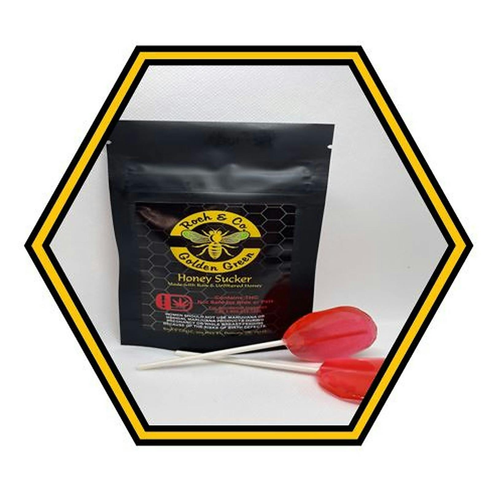 Roch & Co Golden Green Honey Suckers 2 Pack Watermelon (108mg) Leafly