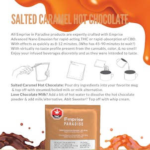 Photo of Salted Caramel Vegan & Organic Hot Chocolate - 20mg Rapid Nano CBD