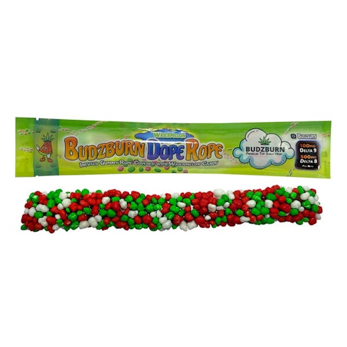Budzburn Wholesale Delta 8 DELTA 9 NERD ROPE 100MG D9 + 500MG D8