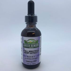 Photo of Green Remedy 3000mg Full Spectrum Hemp CBD Extract – Berry