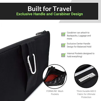 Photo of Smell Proof Bag - 9" x 7" Inches - Medium Size Odor Proof Storage by Formline Supply