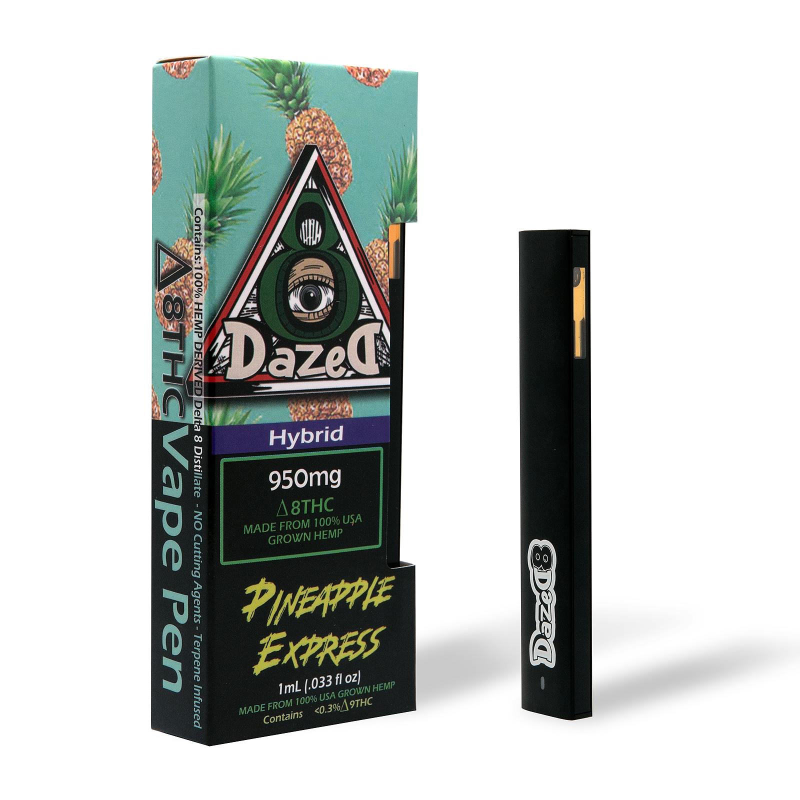 DazeD8 Pineapple Express Delta 8 THC Disposable Vape — 1 Gram Leafly