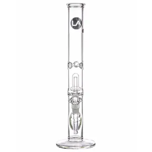 Photo of LA Pipes 16” 5mm Thick Showerhead Straight Tube Bong
