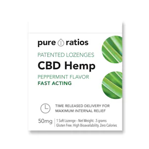 Photo of CBD Hemp Extract Patented Lozenges