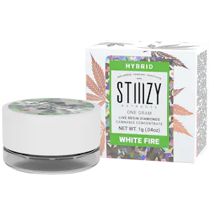 Photo of WHITE FIRE - LIVE RESIN DIAMONDS 1G