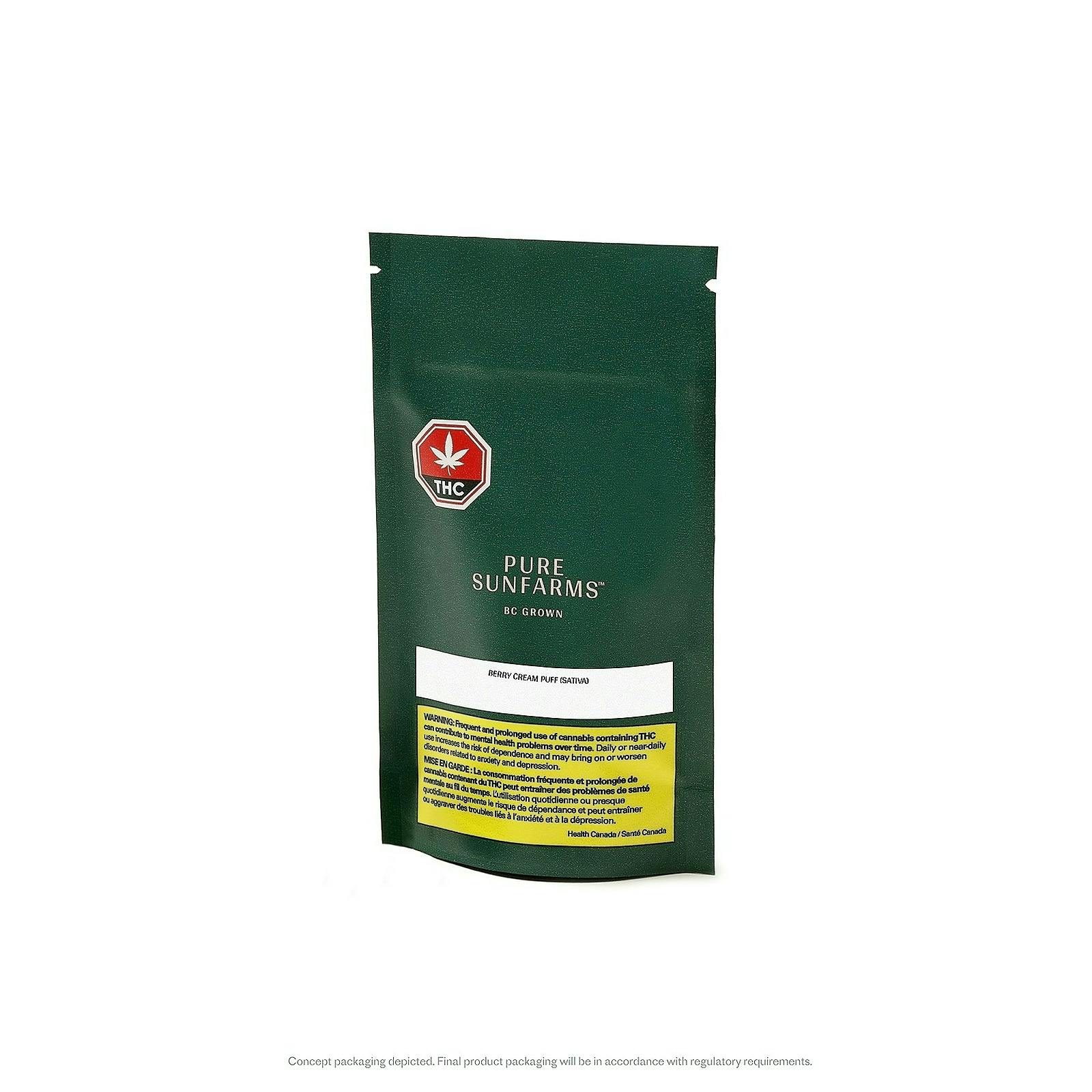 Pure Sunfarms Berry Cream Puff Leafly