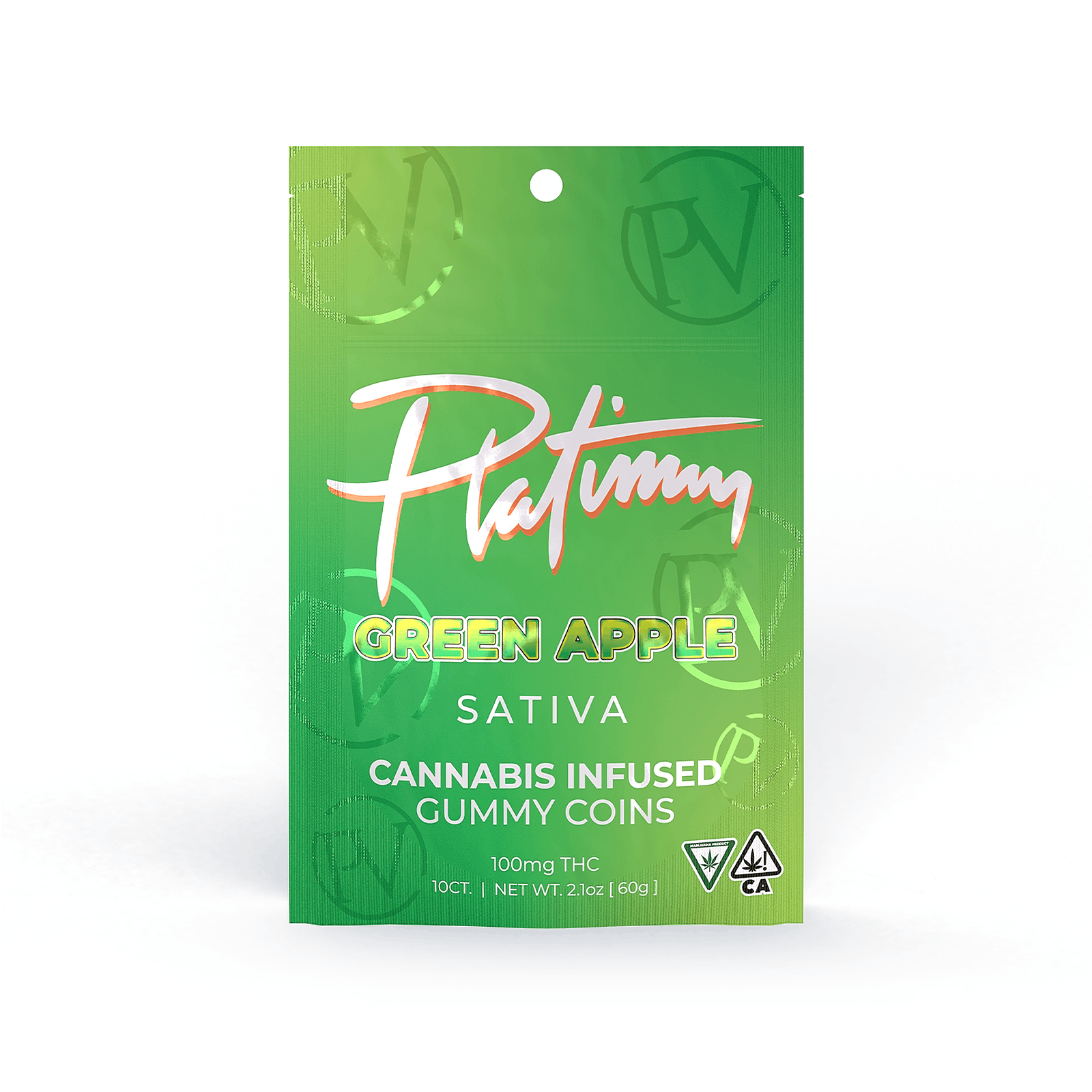 Platinum Vape Platinum Vape 100mg Gummies Green Apple Leafly