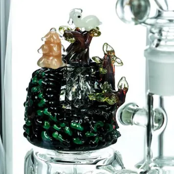 Photo of 11" Bioluminescent Bonsai Bong