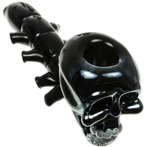 Photo of "Black and Blue Skull" Hand Pipe