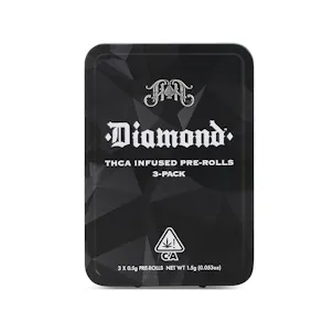 Photo of LA Kush Cake | Hybrid - Diamond THCA-Infused Pre-Rolls - 1.5G Three-Pack
