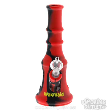 Photo of 8" Pagoda Silicone Water Pipe by Waxmaid