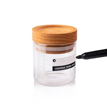 Photo of RYOT® Glass Jar with Beech Tray Lid