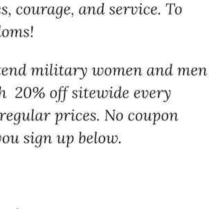 Photo of Veterans Discount