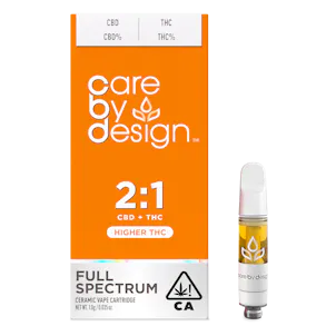 Photo of Care By Design | 2:1 Full Spectrum Vape Cartridge 1 Gram